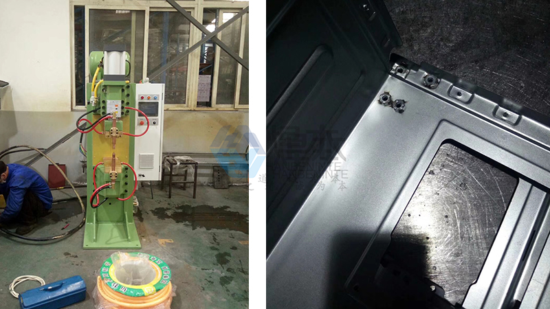 焊本鍍鋅板中頻螺母點焊機2 焊本鍍鋅板中頻螺母點焊機2